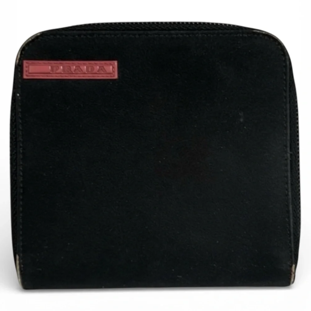 PRADA Nylon Small Wallet, Authentic, Unisex. GUC